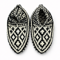 Handmade Wool Slippers – Limited Pattern Edition Model 4 "Diamond"