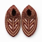 Handmade Wool Slippers – Limited Pattern Edition Model 1 "Chevron Pattern"